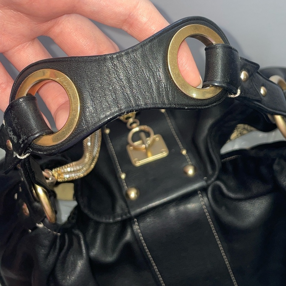 Vintage Juicy Couture Leather Hobo - Picture 4 of 17